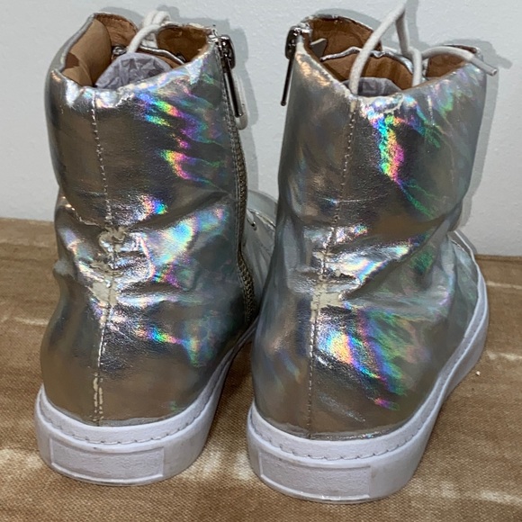 Jeffrey Campbell Ziggy hologram high tops Size 8 - Picture 3 of 5